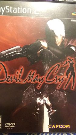 PS2 DEVIL MAY CRY CASE AND MANUAL (NO GAME DISC)