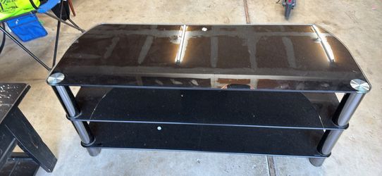 FREE glass entertainment center
