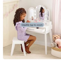 Member's Mark Kid's Wooden Vanity Set with 9 