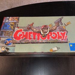 Ghettopoly : New In Box. Rare, Out Of Print Board Game