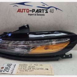 aftermarket 2014 - 15 - 2016 - 2017 - 2018 JEEP CHEROKEE LEFT LED DRL HEADLIGHT AY29546