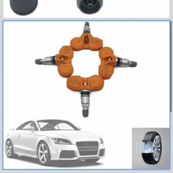 Car Tire Pressure Sensor TPMS for Audi A8 Quattro 2003-2009, for Volkswagen Phaeton 2004-2006, 4 Pcs 4D0-907-275 C Tire Pressure Sensor
