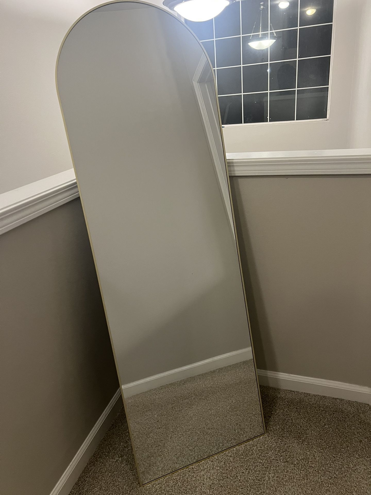 Golden Arched Mirror