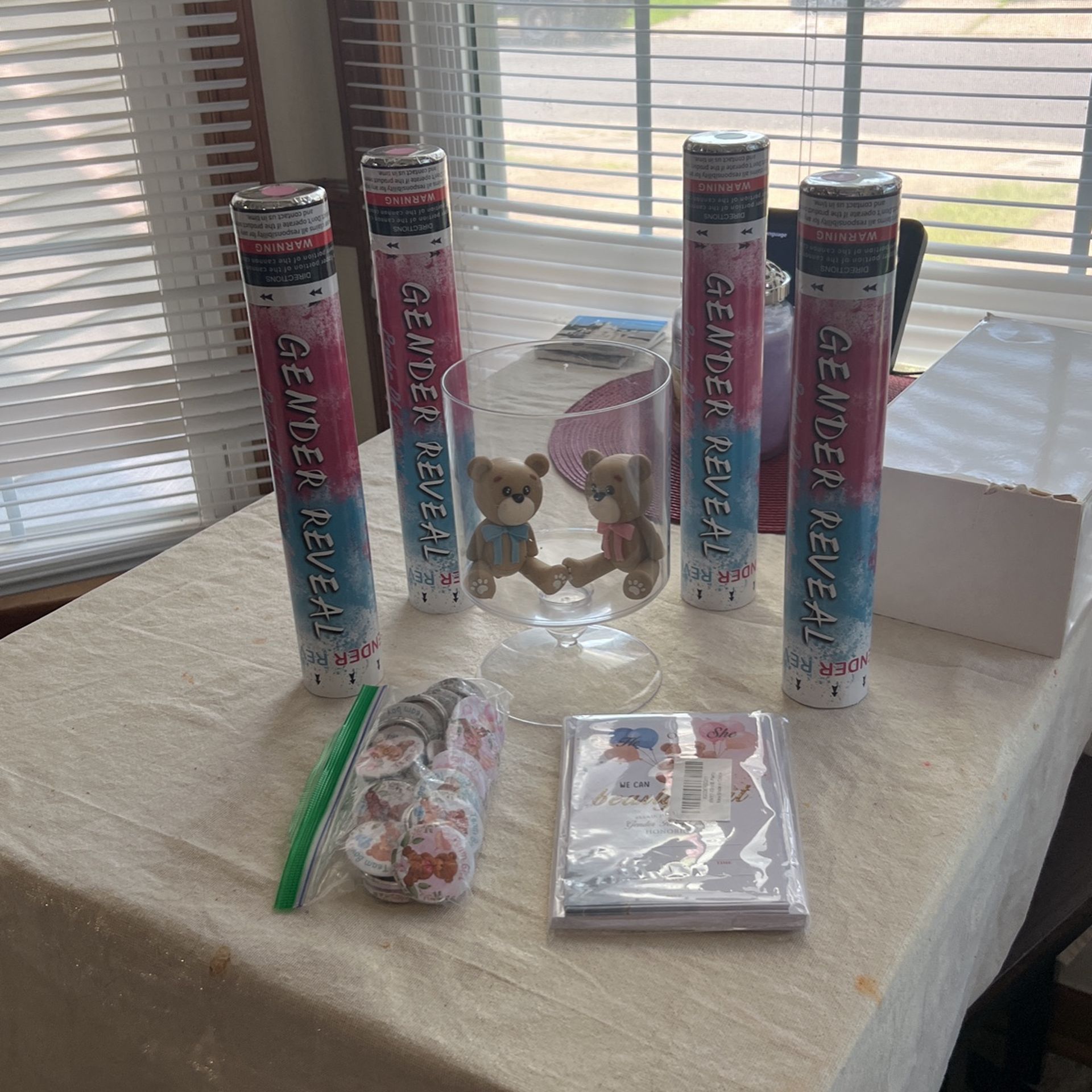 Gender Reveal Supplies