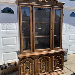 2pc Display Cabinet 