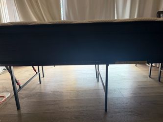 Folding Bed Frame with Mattress
