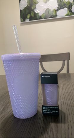Studded Bling Ice Key Chain And Cup
