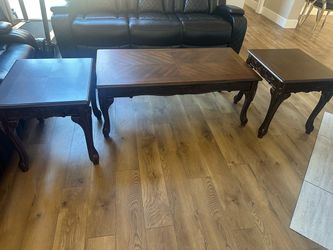 Coffee Table & 2 Side Tables Set