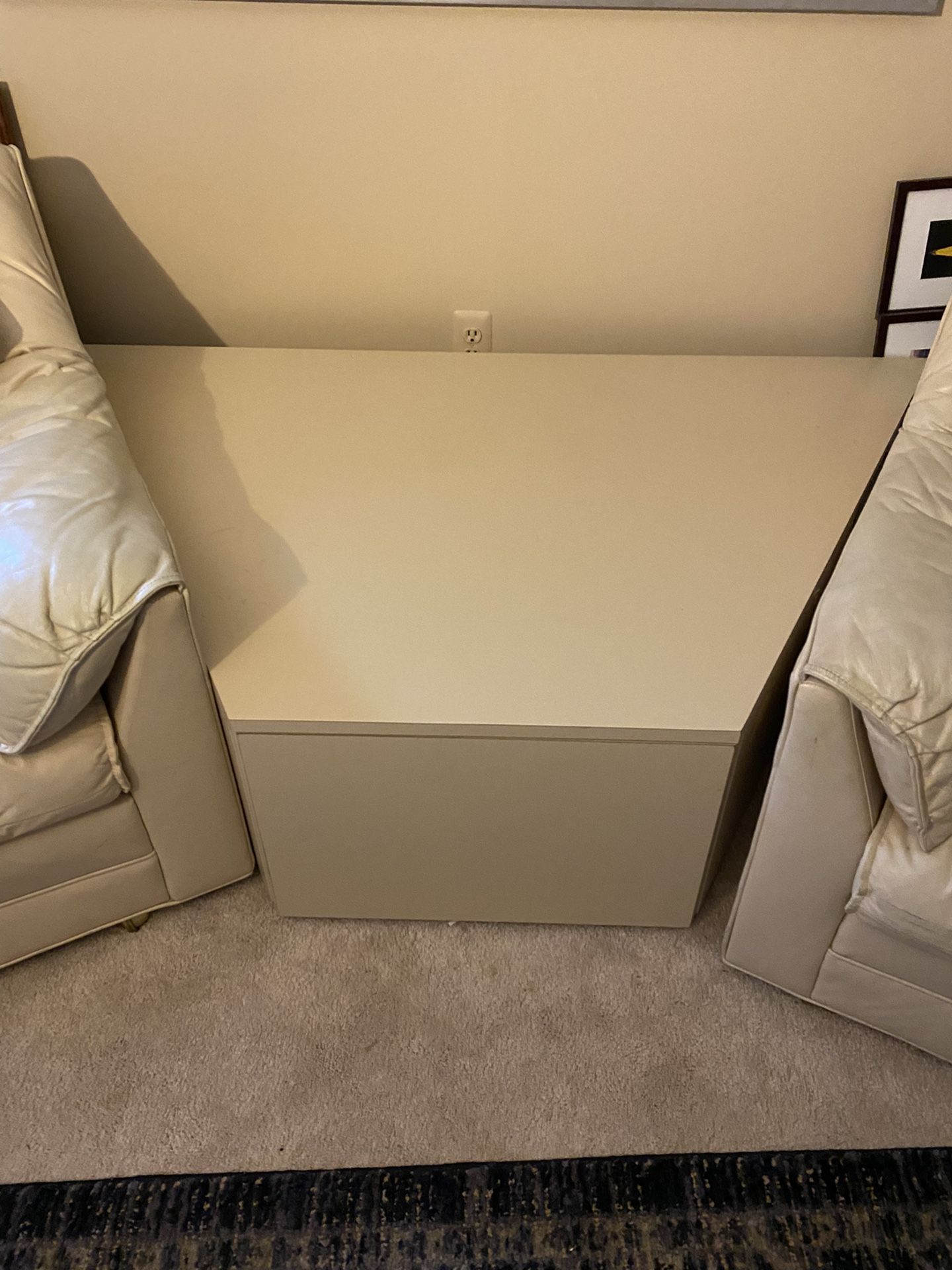 Two Chairs And Center Table