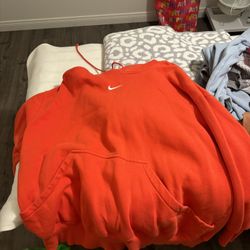 Orange nike hoodie