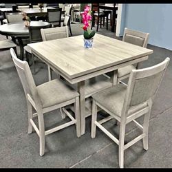 4 Chairs Dining Room Set