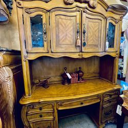 AICO By Michael Amini FIRENZE Desk With Hutch  - SPRING OFFER!!! - GA