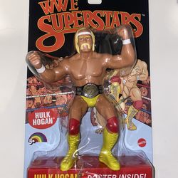 Mattel WWE LJN Superstars  Hulk Hogan Chase Black Card Figure