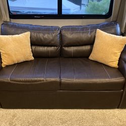Three RV Couches (x2 Full Beds, x1 Electric Loveseat) 