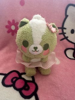 Round 1 Green squirrel plush