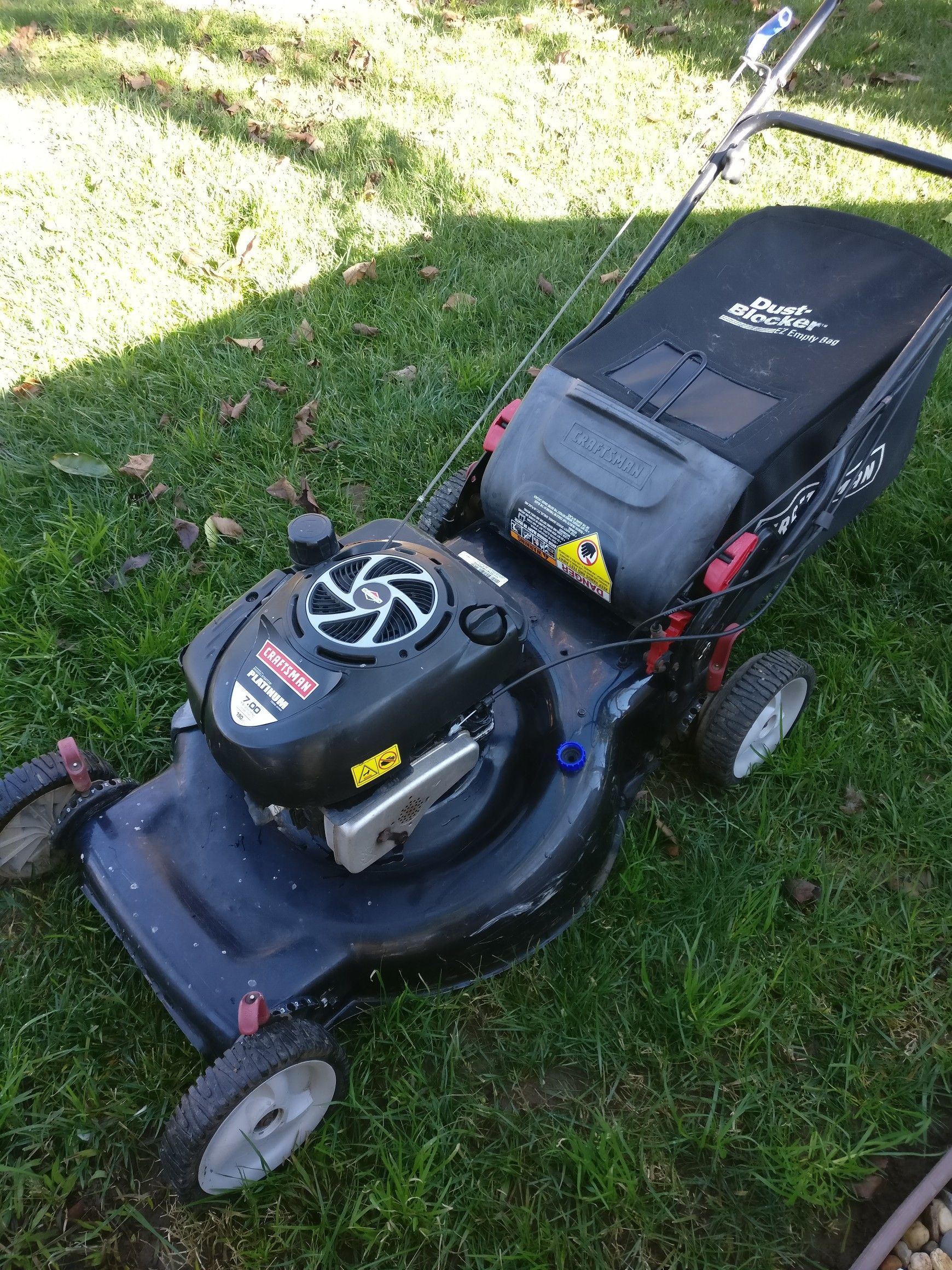 Craftsman self propelled lawn mower