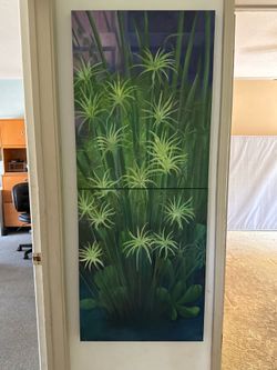 Double bamboo paintings