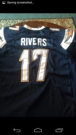 Official Rivers chargers jersey