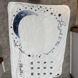 Infant Monthly Milestone Blanket 
