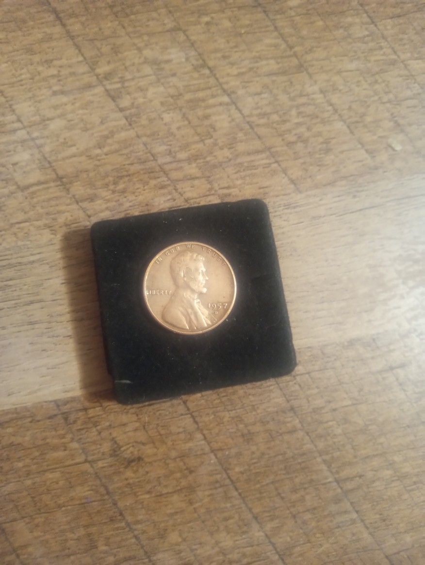 Rare Wheat Penny 1957 D