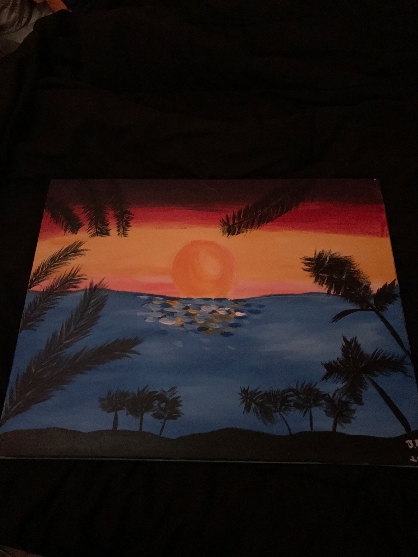 Good sun rise painting