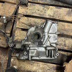 1989 To 1990 Mazda RX7 FC Turbo 2 Front Timing Cover with Oil Metering Pump