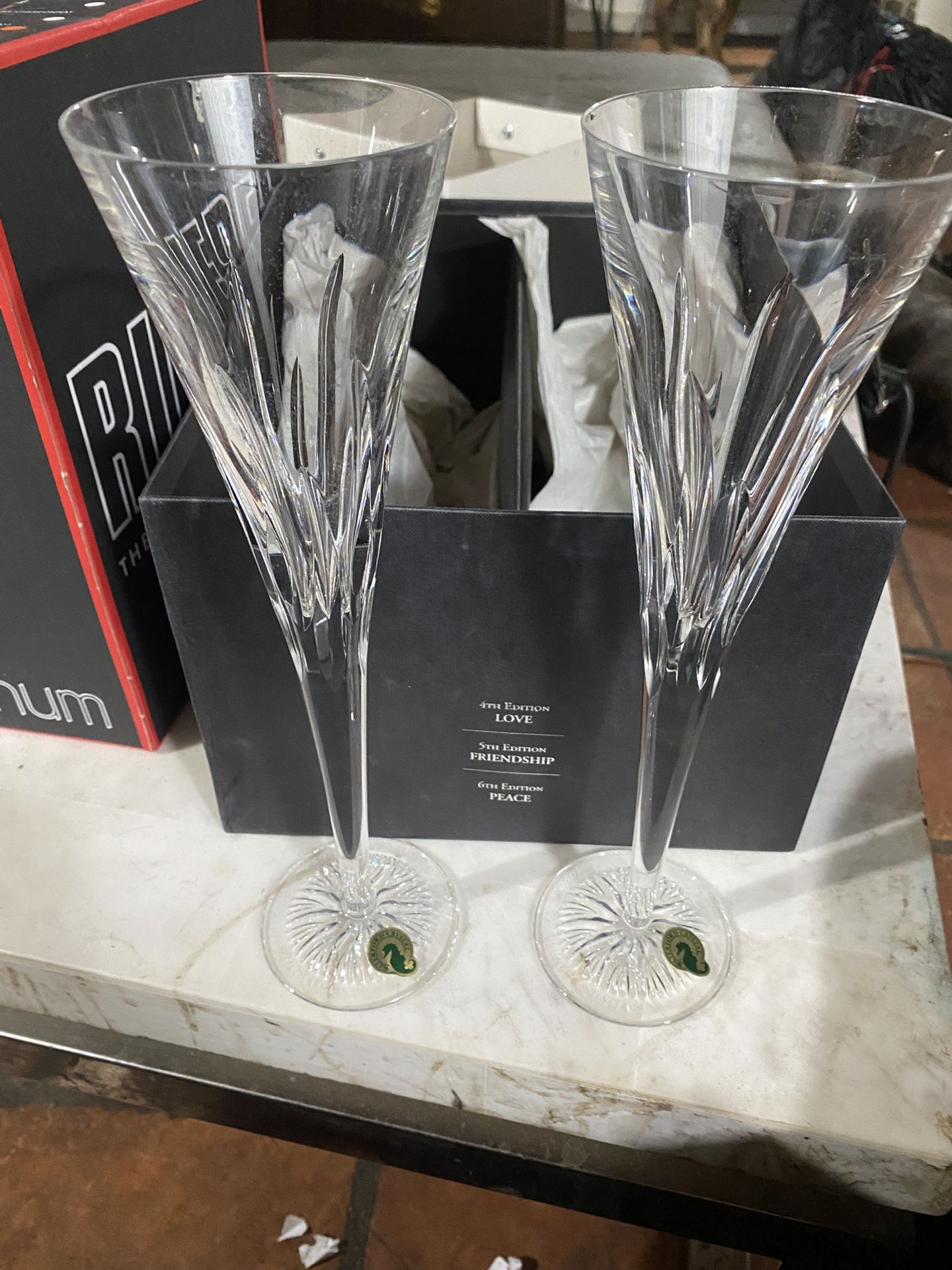 Waterford Crystal Champagne Toasting Flutes