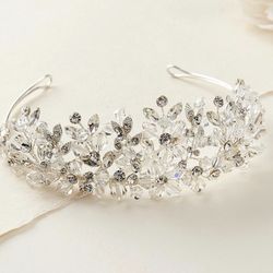 Dareth Colburn.FLORAL CASCADE CRYSTAL CROWN