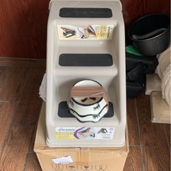 Dog Ladder/ 2 Bowls