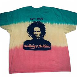 Bob Marley “Natty Dread” - Zion Rootswear Rasta Tie Dye T Shirt XL   Measurements >  Pit to pit: 24in  Length: 28in   #rasta #zion #tiedye #reggae #ro