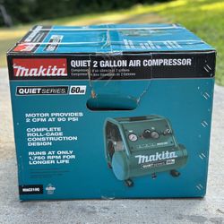 Makita 2gallons Quiet Air Compressor,brand New!