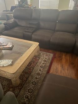 Large brown sofa for sale