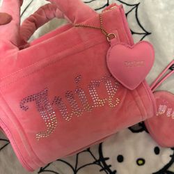 Juicy Couture Purse And Wallet Bundle 