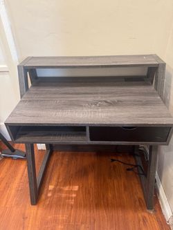 Grey desk