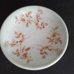DOLL PLATE, ANTIQUE, PORCELAIN