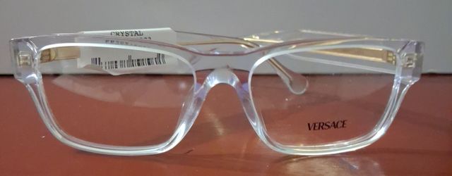 New Versace glasses frames in clear and gold