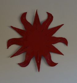 Art-Metal Sun, Red Color
