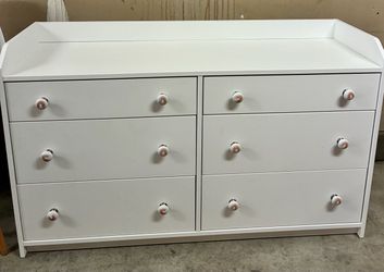 Ikea White 6-Drawer Dresser