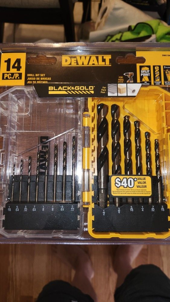 Dewalt Black Gold 14pc Drill Bit Set