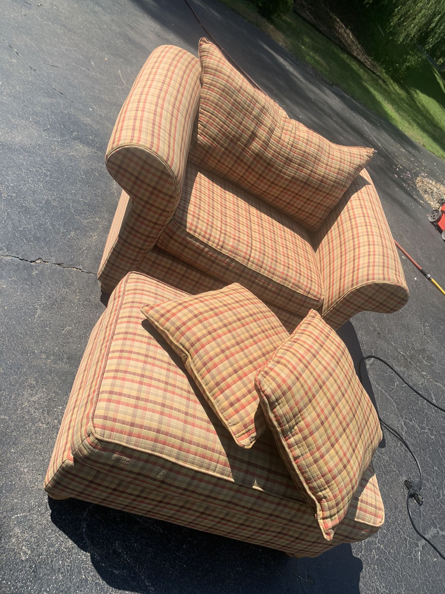 FREE: Chair and Ottoman