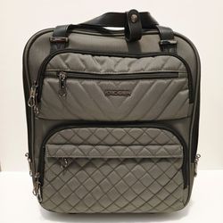 KROSER Army Green Carry On Underseat 16-inch Suitcase