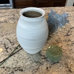 Beautiful White Pot for Flowers or? Can Ship/ Several Available 