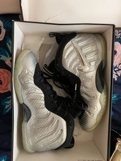Silver foamposites size 7