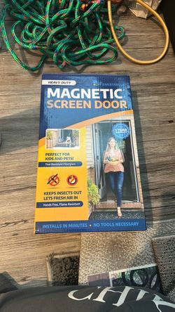 New magnetic screen door