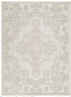 My Texas House Nora Outdoor Rug 7'10" x 10' Light Beige