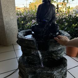 Zen Buddha Fountain, No Color