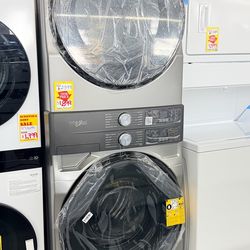 New Whirlpool Stackable Washer And Dryer Front Load