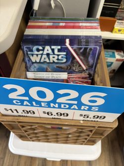 2026 Calendars 12” X 12” Brand New Sealed 