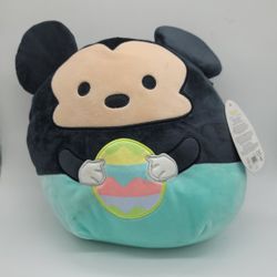 Disney  10 in Mickey Mouse Easter Egg Squishmallows Plush NWT