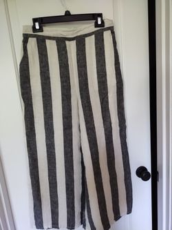 Christian Siriano linen Palazzo pants Medium